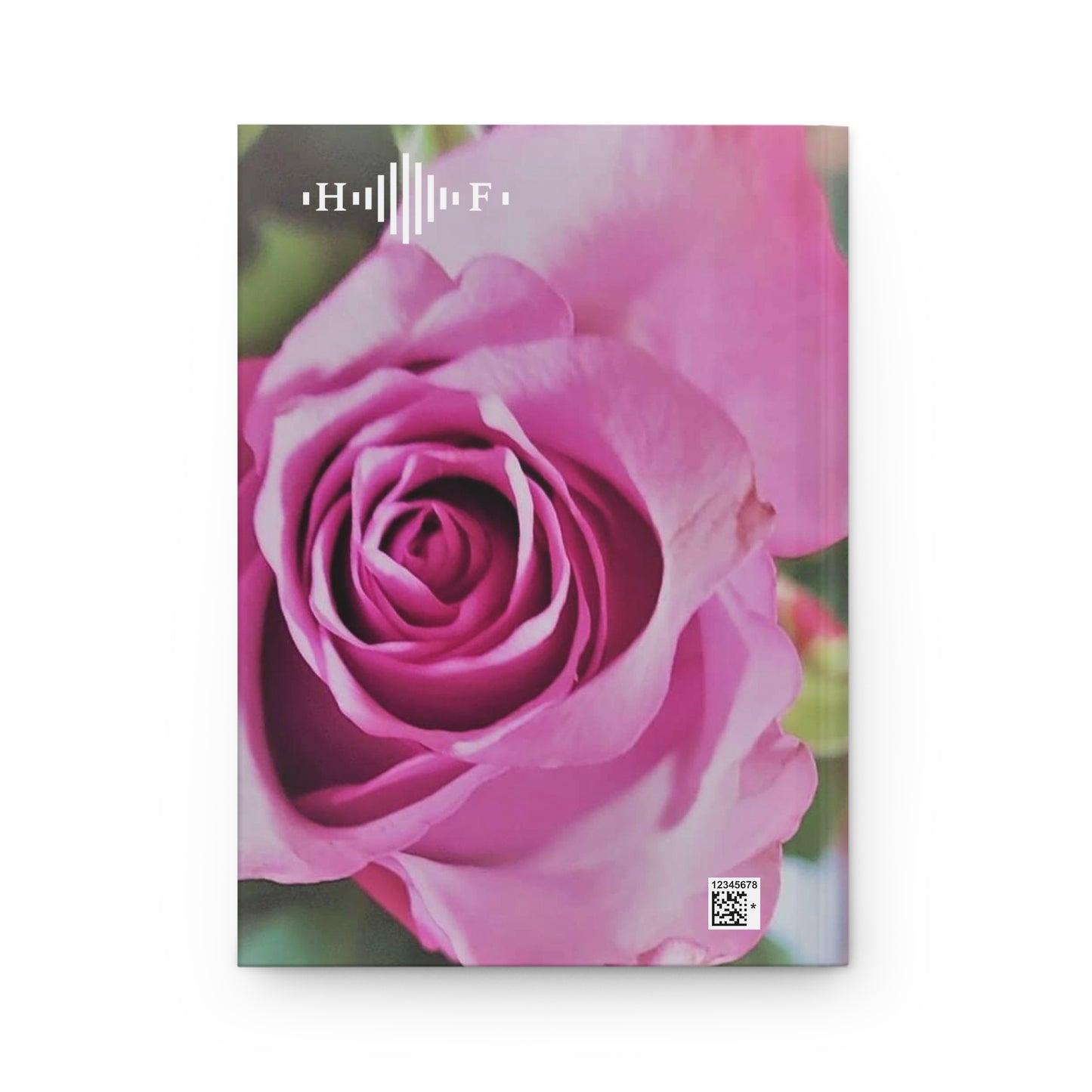 Pink Rose - Journal à couverture rigide mat