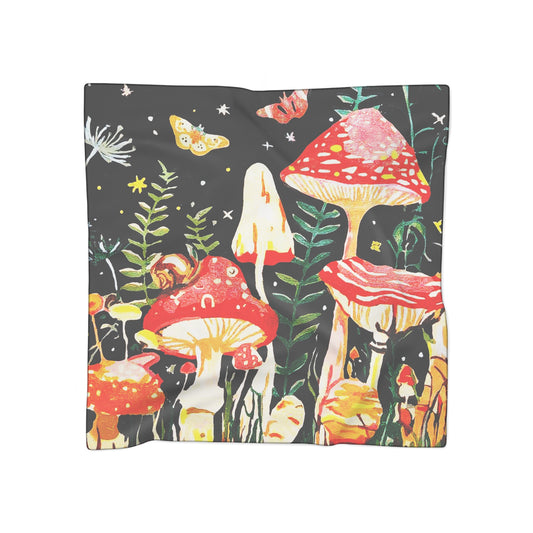 Mushroom Nights - Poly Scarf