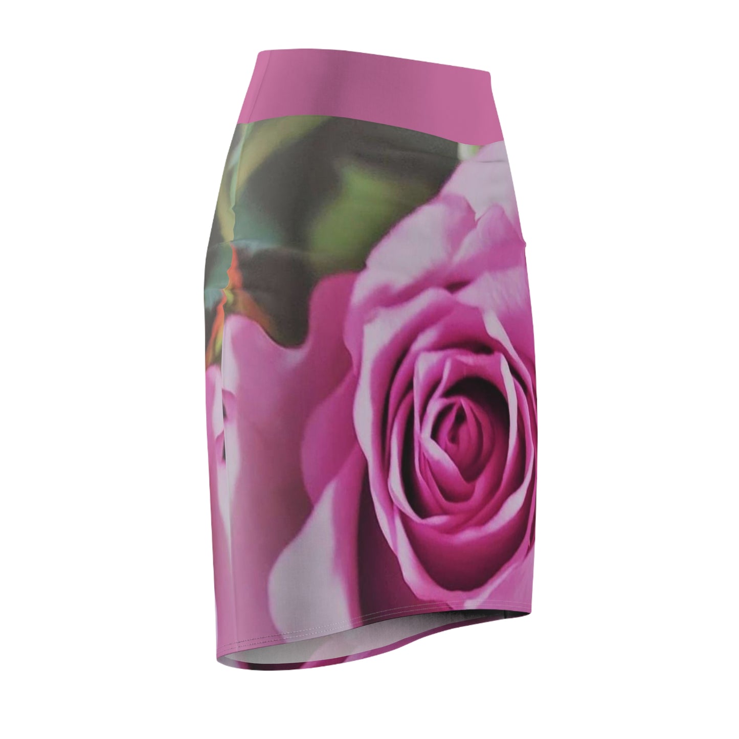 Pink Rose - Pencil Skirt