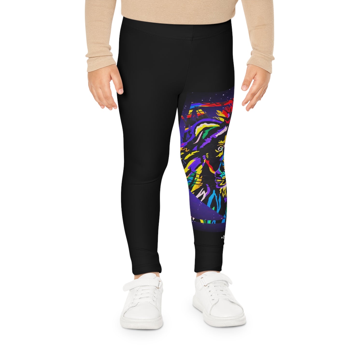 Lyre la demi-jambe Lyran - Leggings Enfants (AOP)