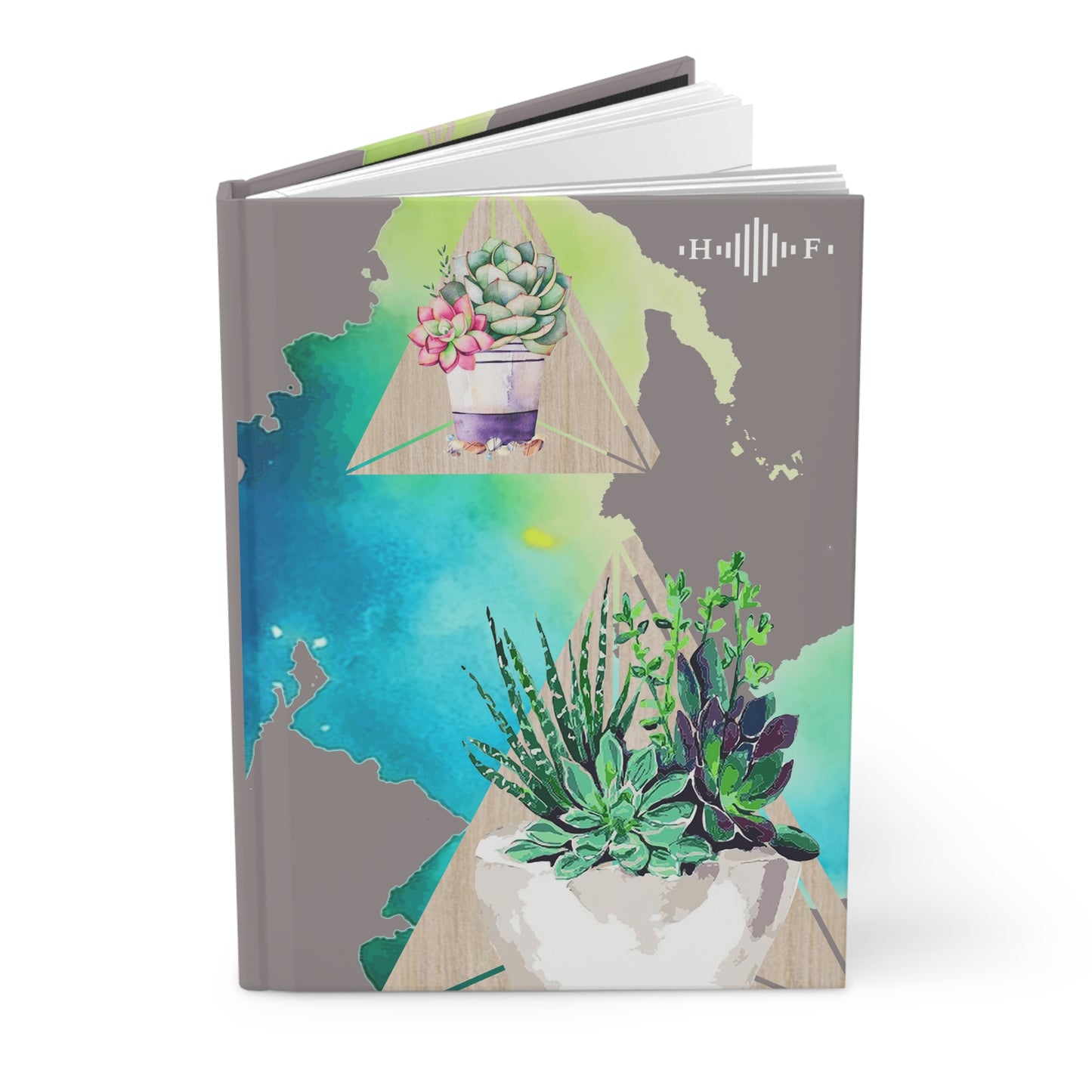 Journal à couverture rigide Cool Succulents Mat