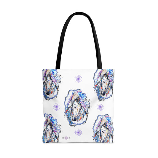 Gypsy Horse with Stars - water color painting Tote Bag