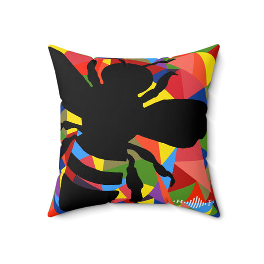 Bee Prism - Square Pillow