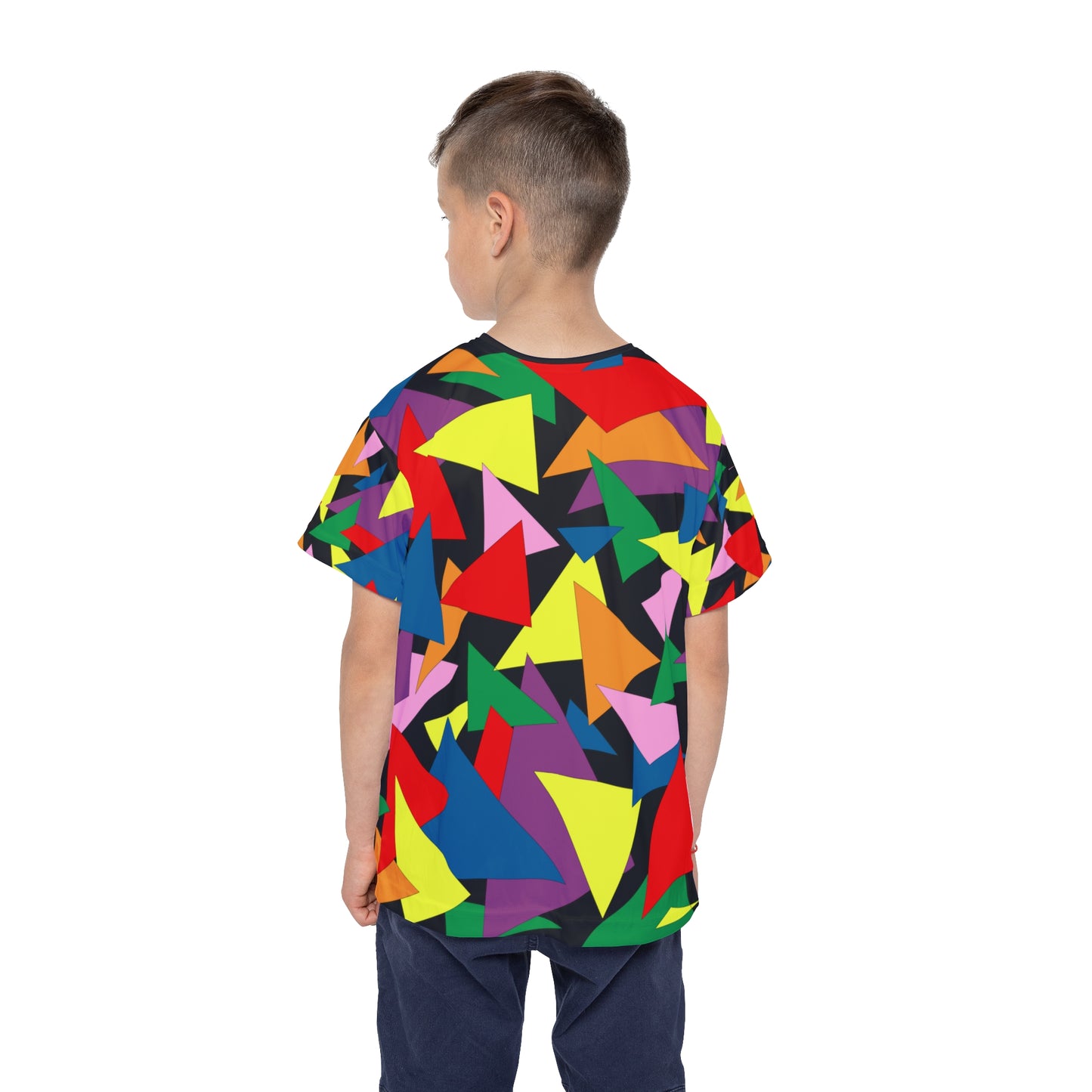 Triangle Tangle - Kids Sports Jersey Tee