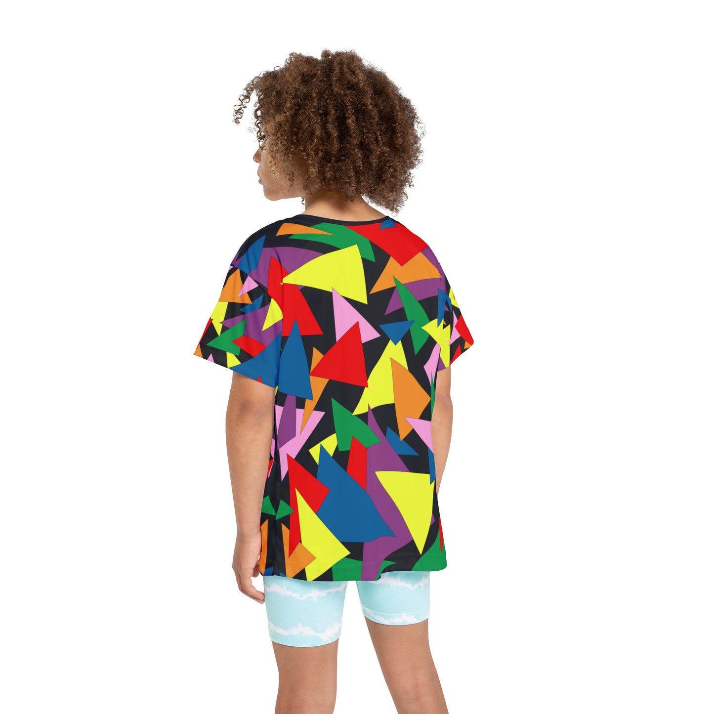 Triangle Tangle - Kids Sports Jersey Tee