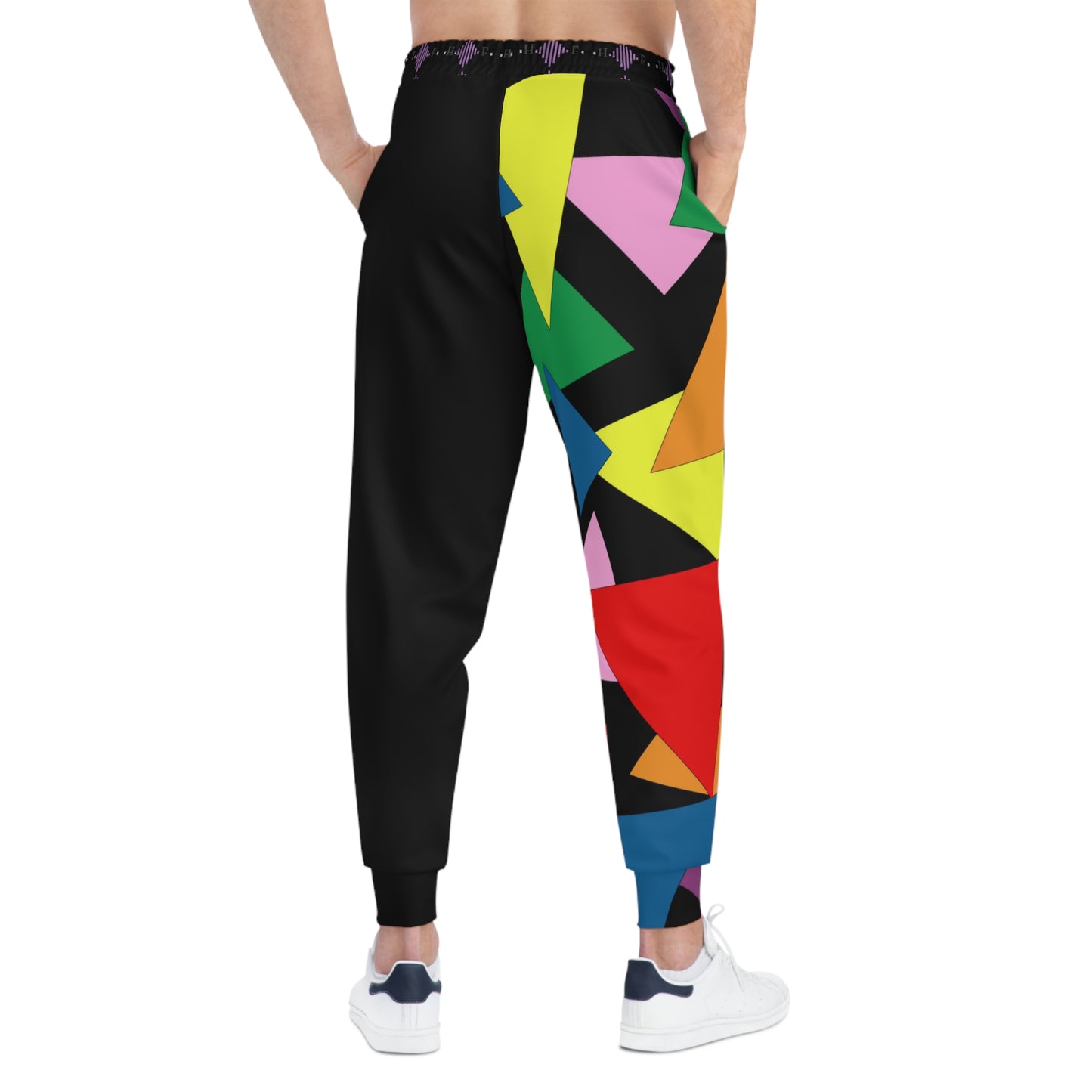 Triangle Tangle noir - Pantalon de jogging athlétique (AOP)