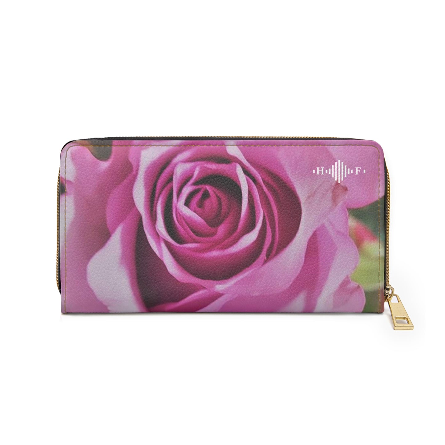 Pink Rose - Zipper Wallet