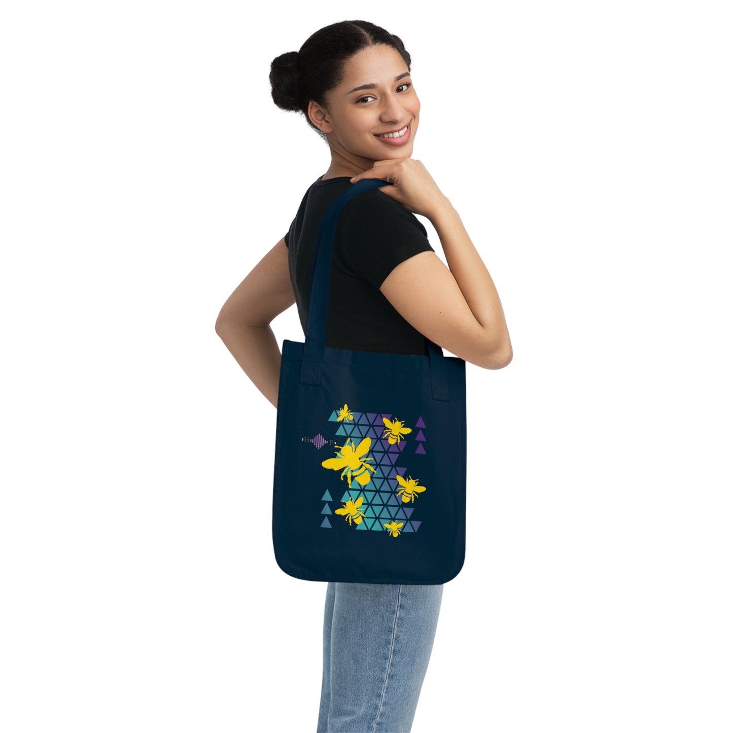 Golden Bees - ORGANIC Canvas Tote Bag