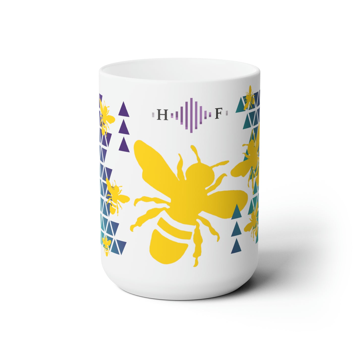 Golden Bees - Ceramic Mug 15oz