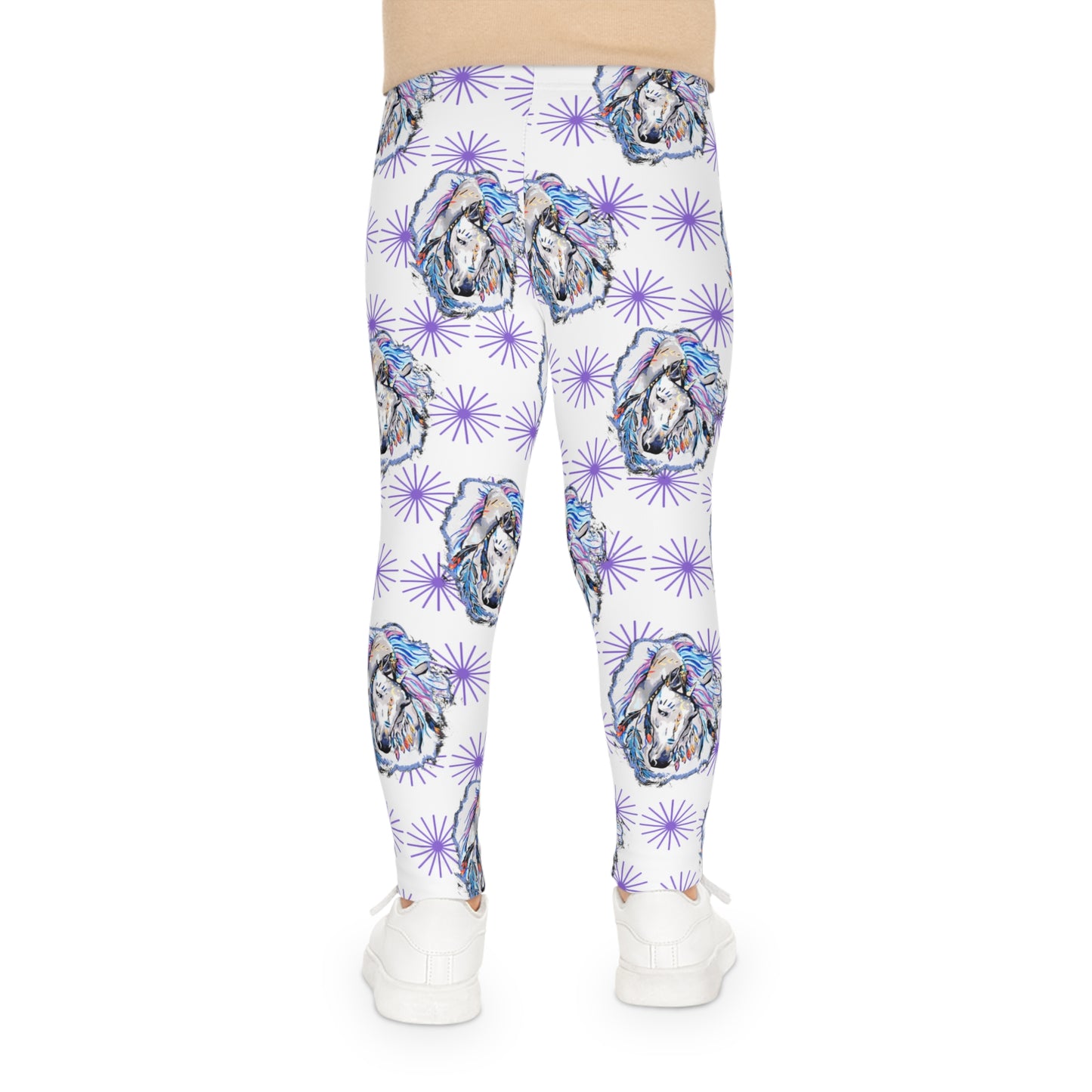 Gypsy Horse ( blanc ) - Leggings Enfants (AOP)