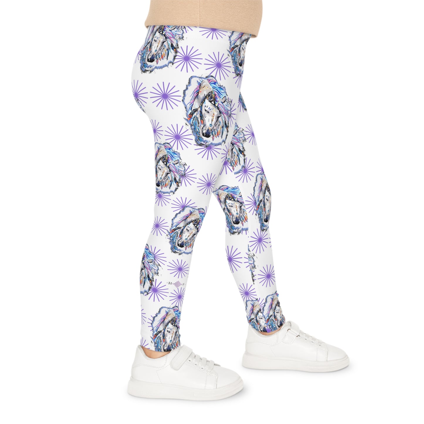 Gypsy Horse ( blanc ) - Leggings Enfants (AOP)