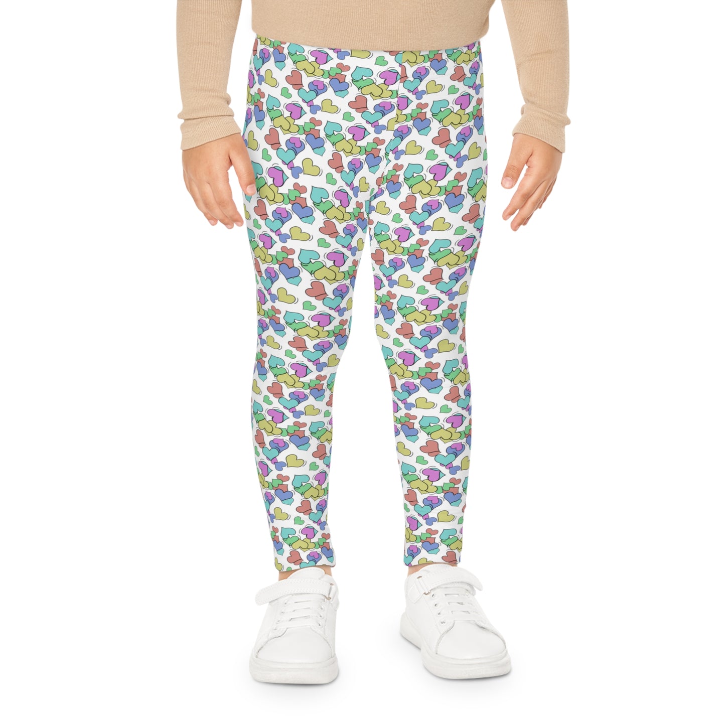 Sweetie Hearts ( white ) - Kids Leggings (AOP)