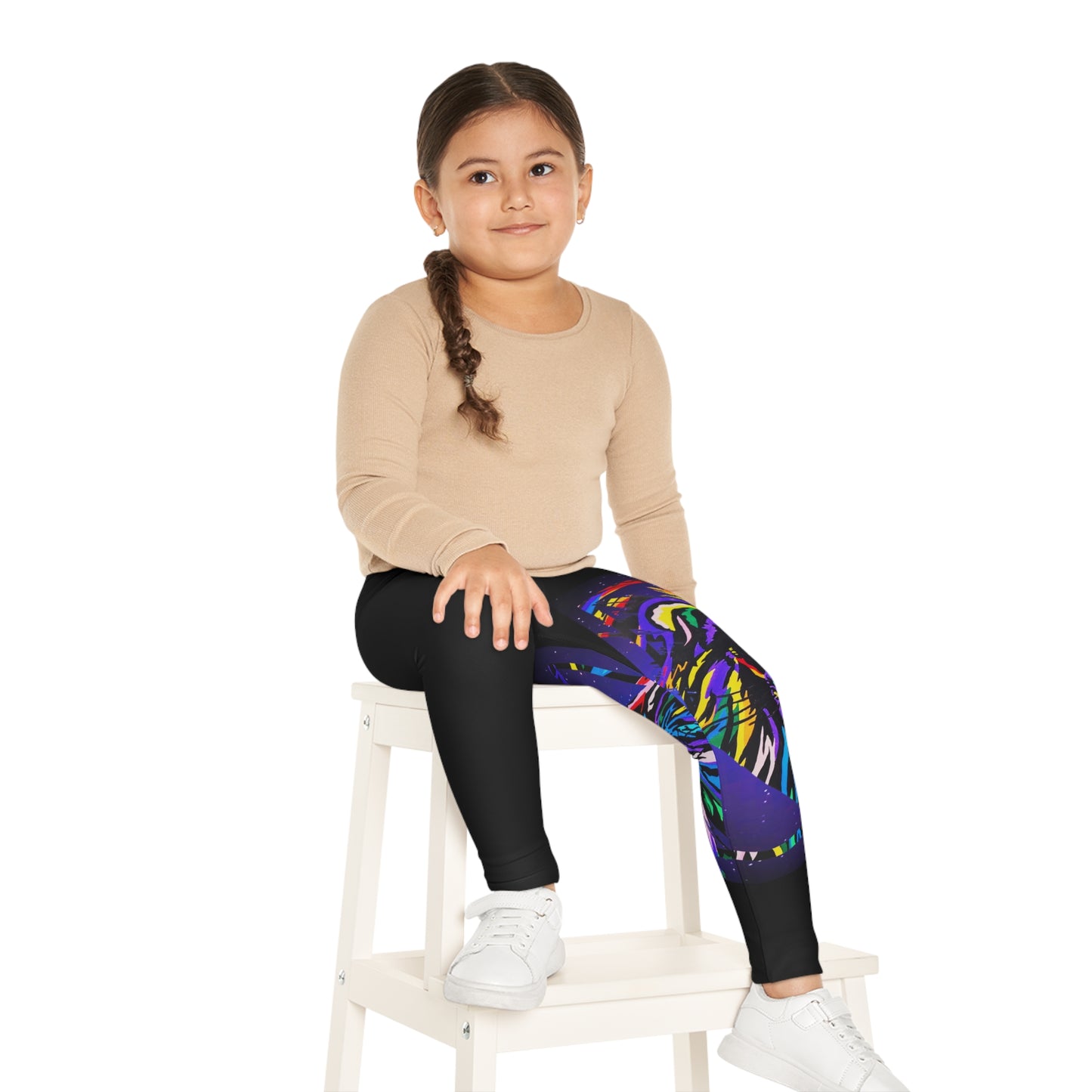 Lyre la demi-jambe Lyran - Leggings Enfants (AOP)