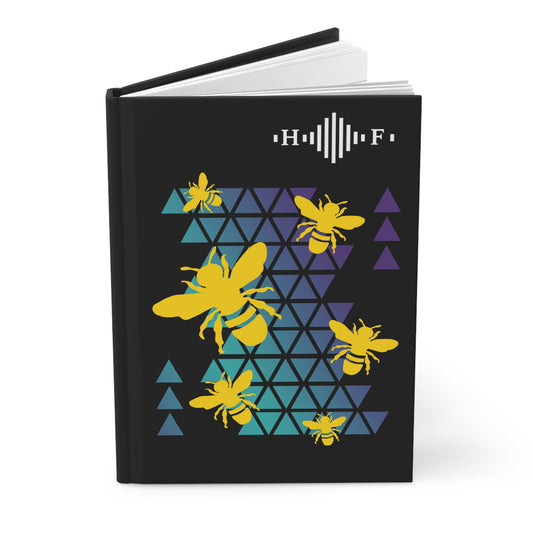 Golden Bees- Hardcover Journal Matte