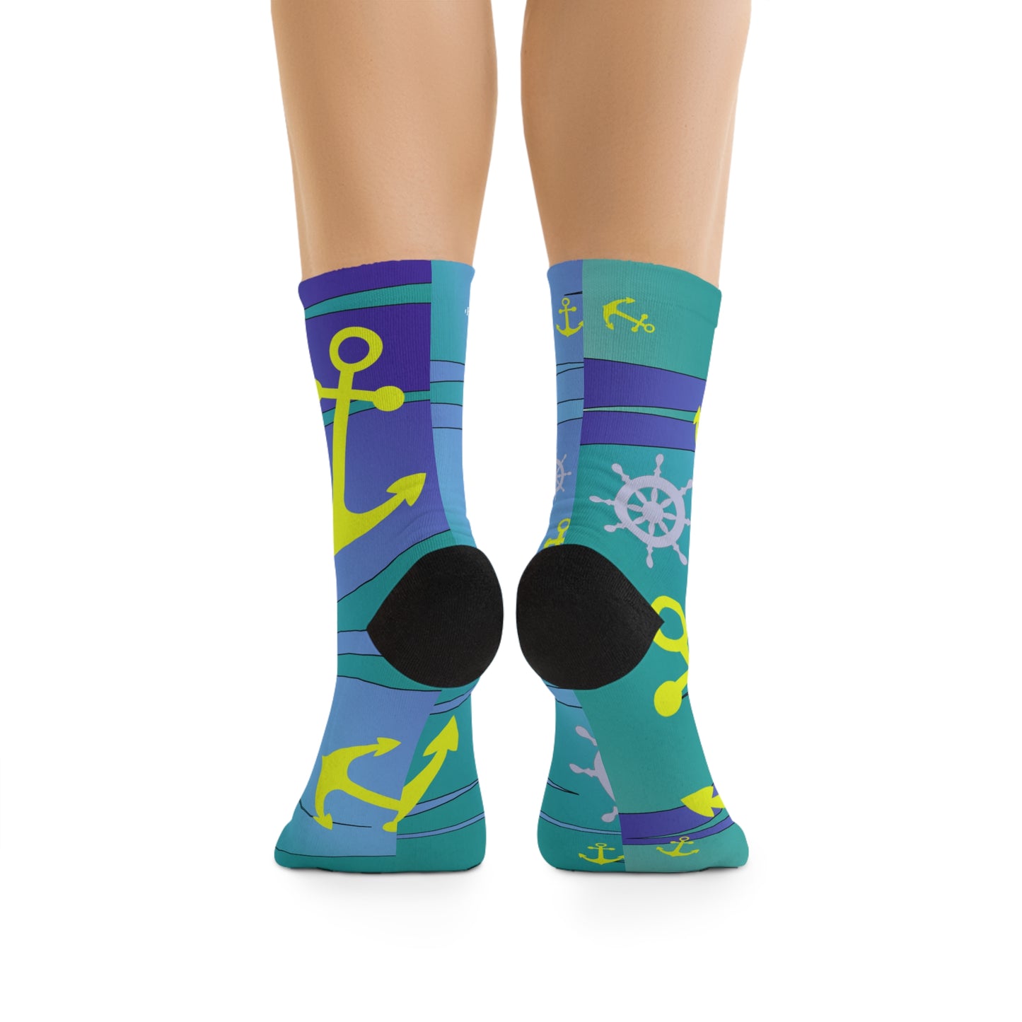 Anchors Ahoy - Recycled Poly Socks