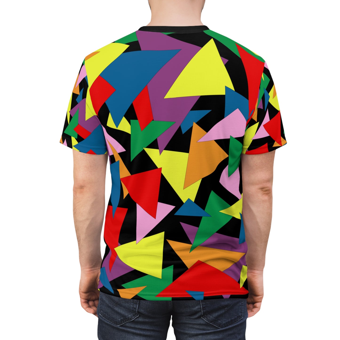 Triangle Tangle - T-shirt confort (Noir)