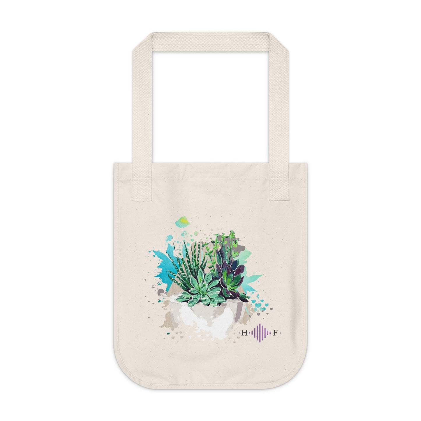 Cool Succulents - ORGANIC Canvas Tote Bag