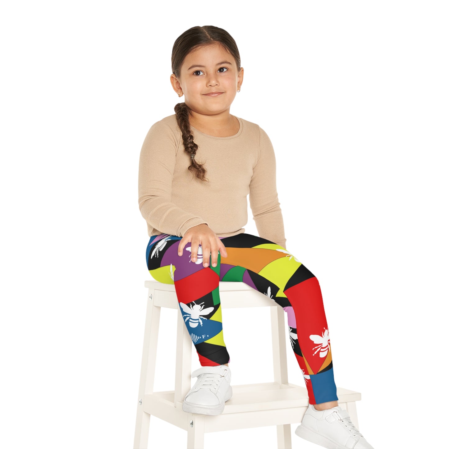 Tangle Bees - Leggings pour enfants (AOP)