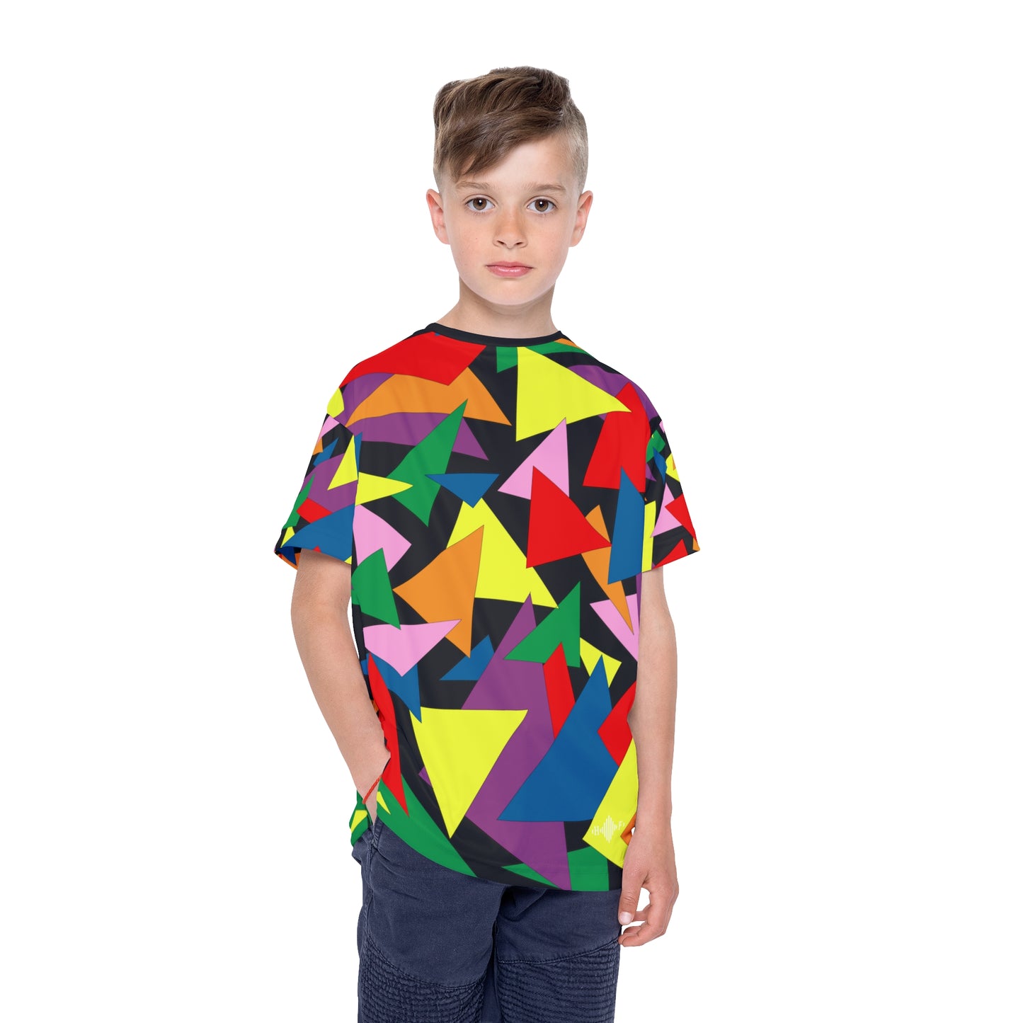 Triangle Tangle - Kids Sports Jersey Tee