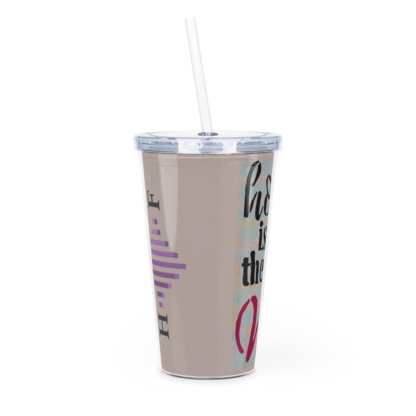 Wine Time - Tumbler with Straw