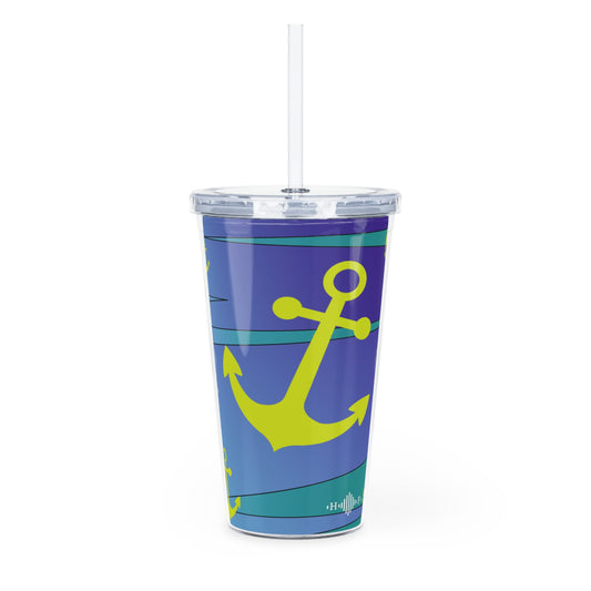 Anchors Ahoy - Tumbler with Straw