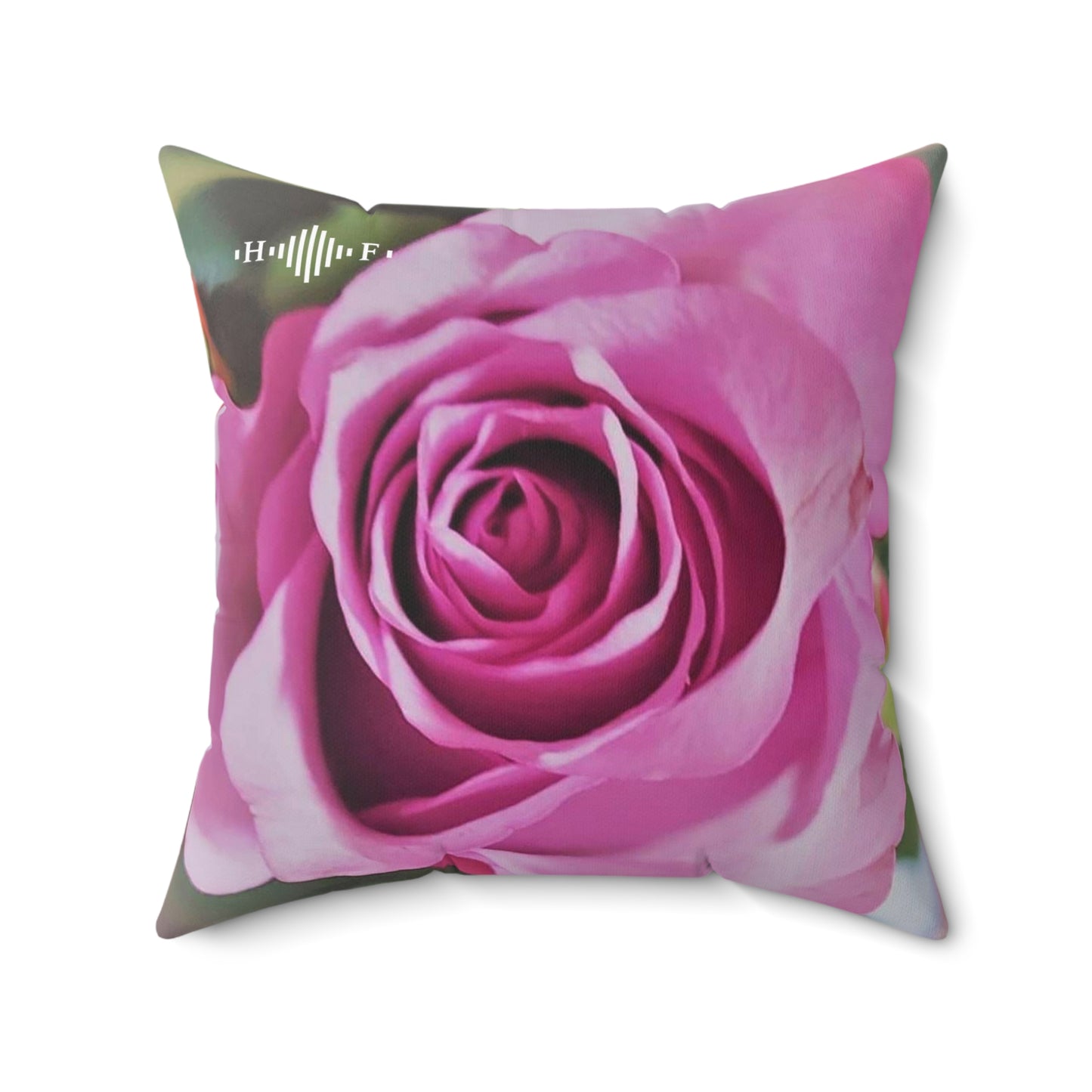 Pink Rose- Square Pillow