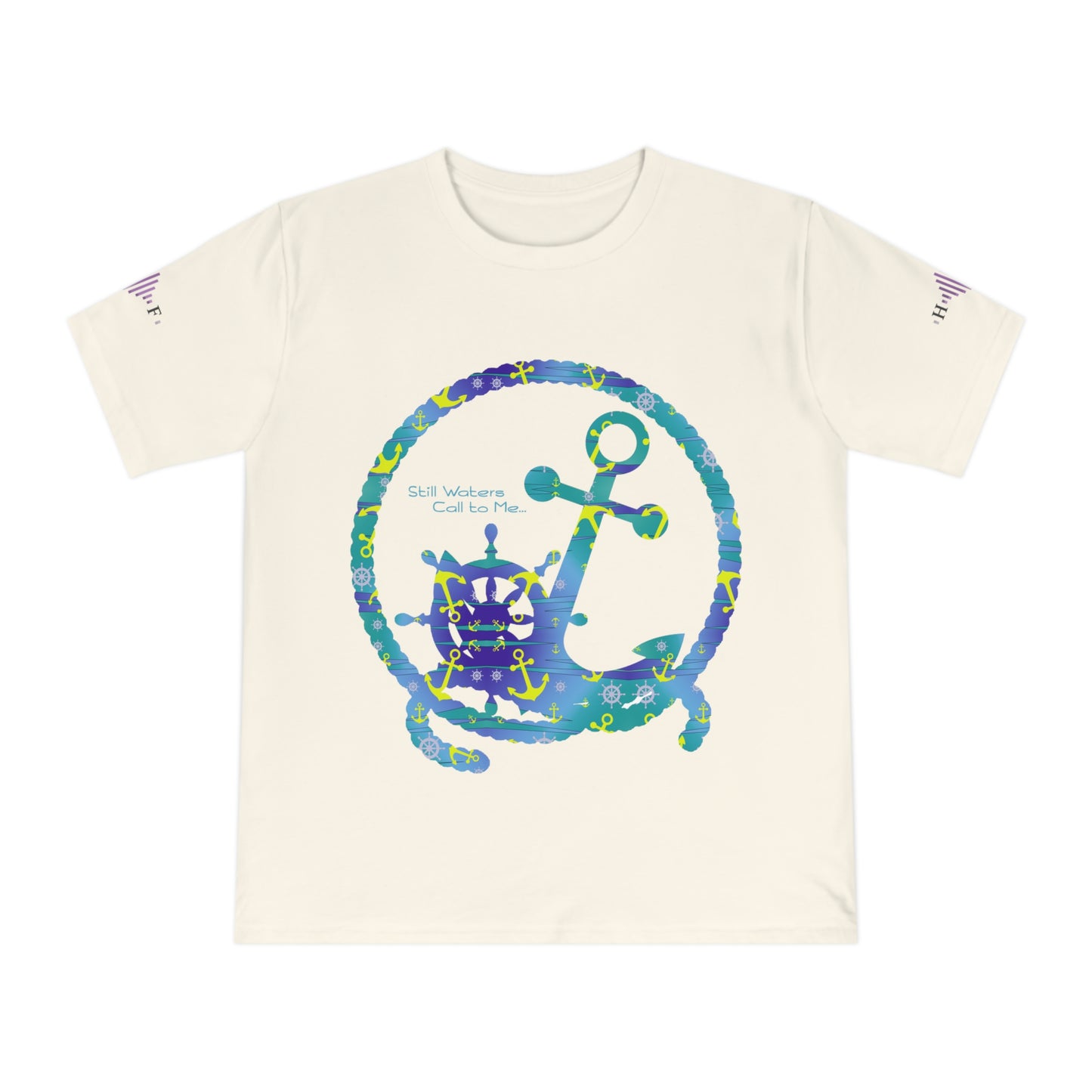 ORGANIC Anchors Ahoy - Unisex Classic Jersey T-shirt