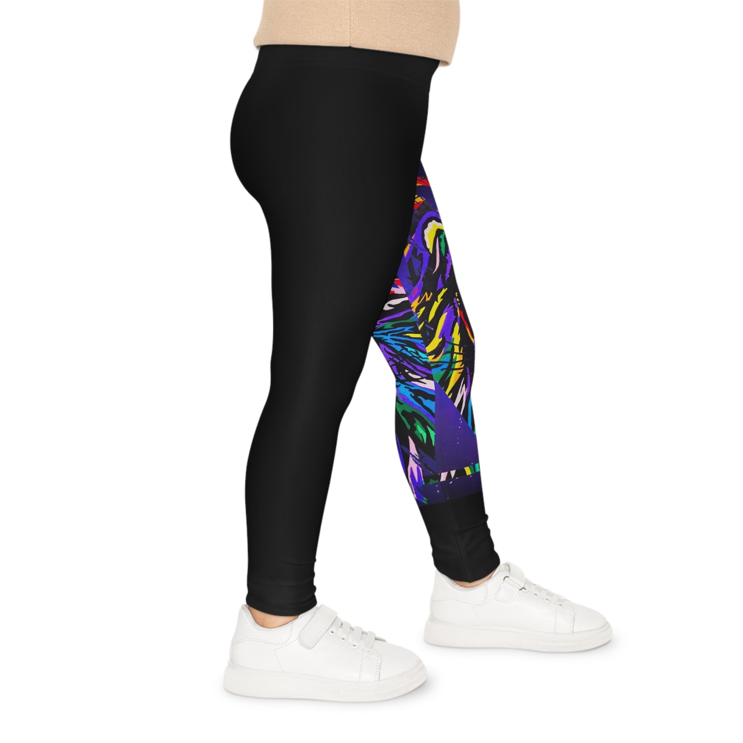 Lyre la demi-jambe Lyran - Leggings Enfants (AOP)