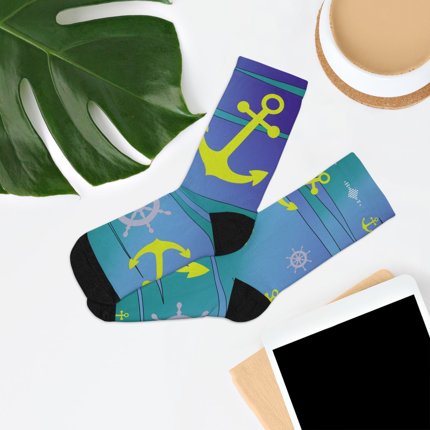 Anchors Ahoy - Recycled Poly Socks