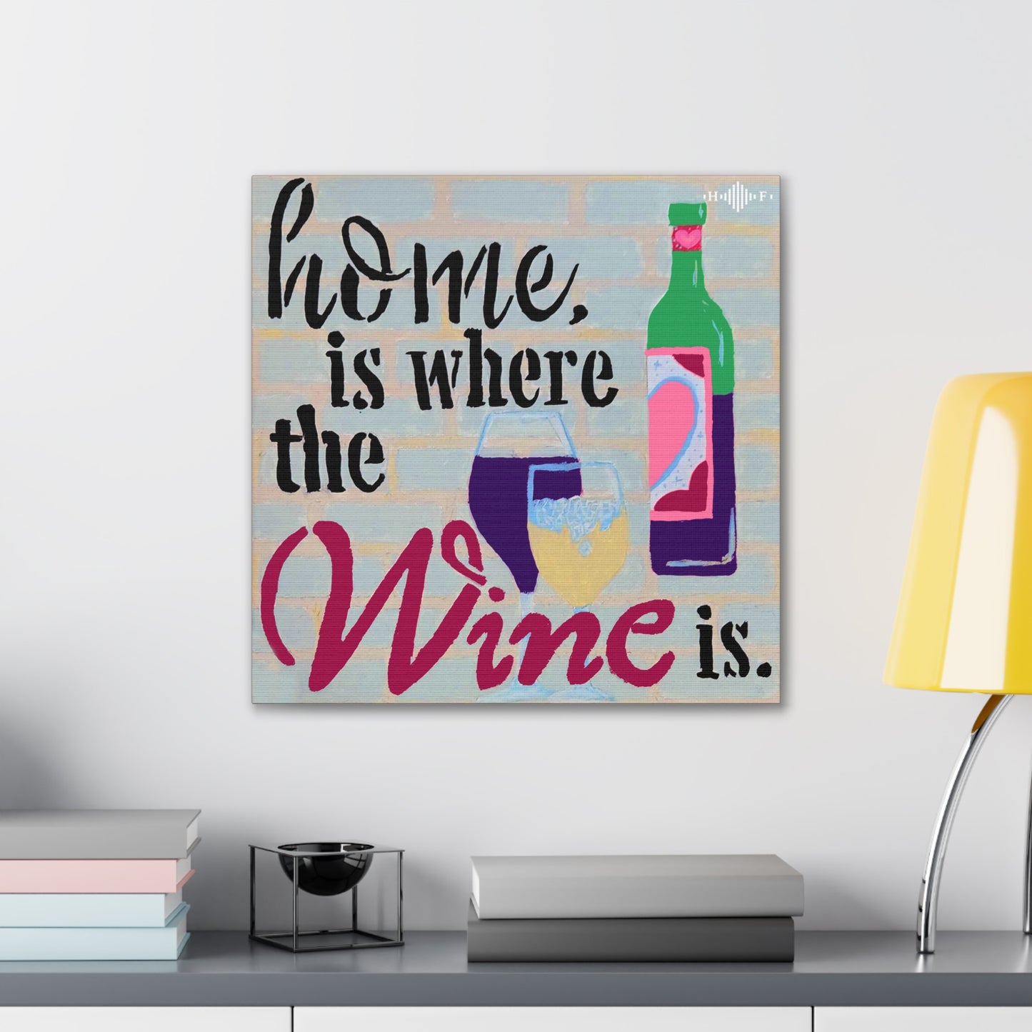 Wine Time - Canvas Stretched, 0.75"