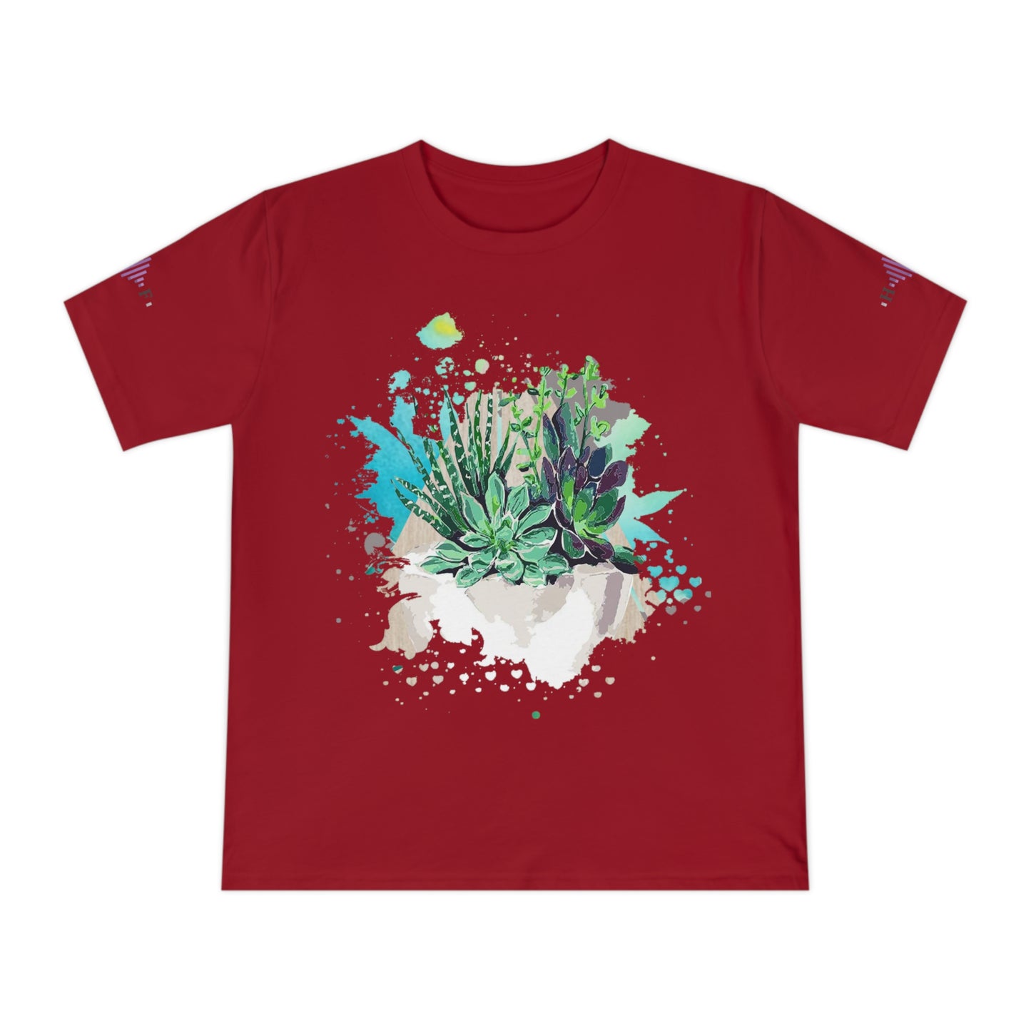 BIO Cool Succulents - T-shirt unisexe en jersey classique