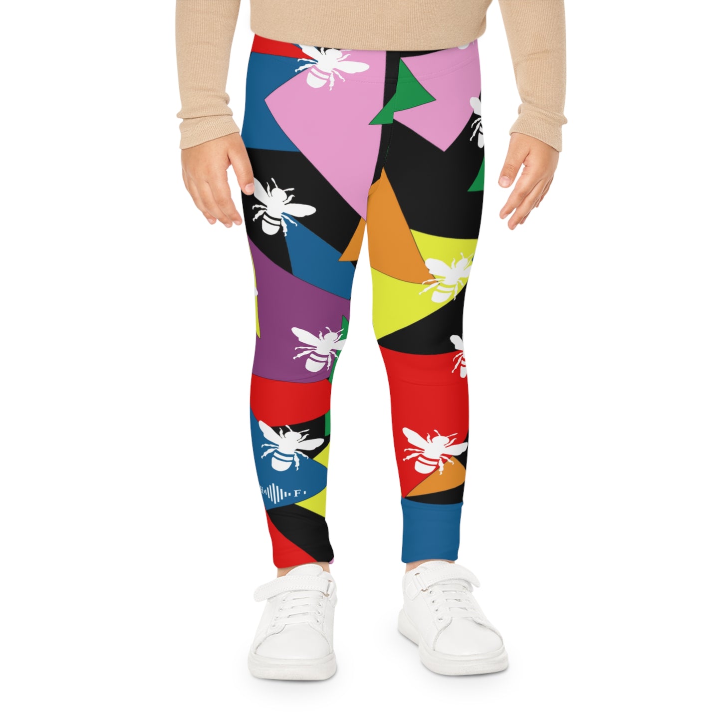 Tangle Bees - Leggings pour enfants (AOP)