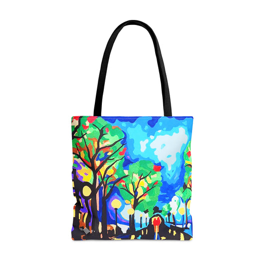 Happy Couple water color painting Tote Bag