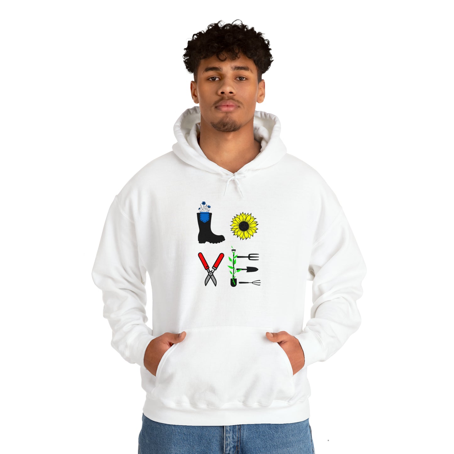 Garden Love - Sweat-shirt à capuche unisexe Heavy Blend™