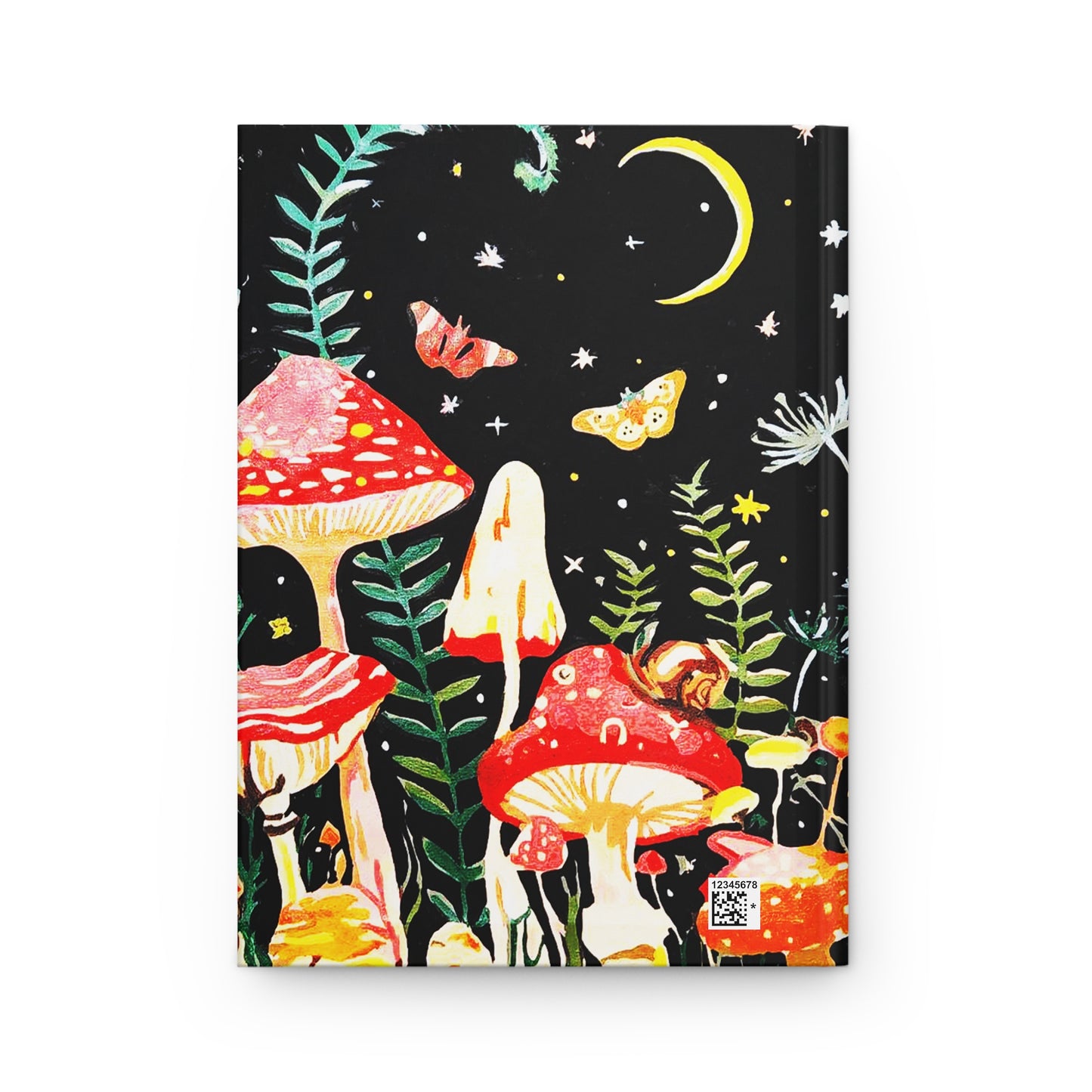 Mushroom Nights Hardcover Journal Matte