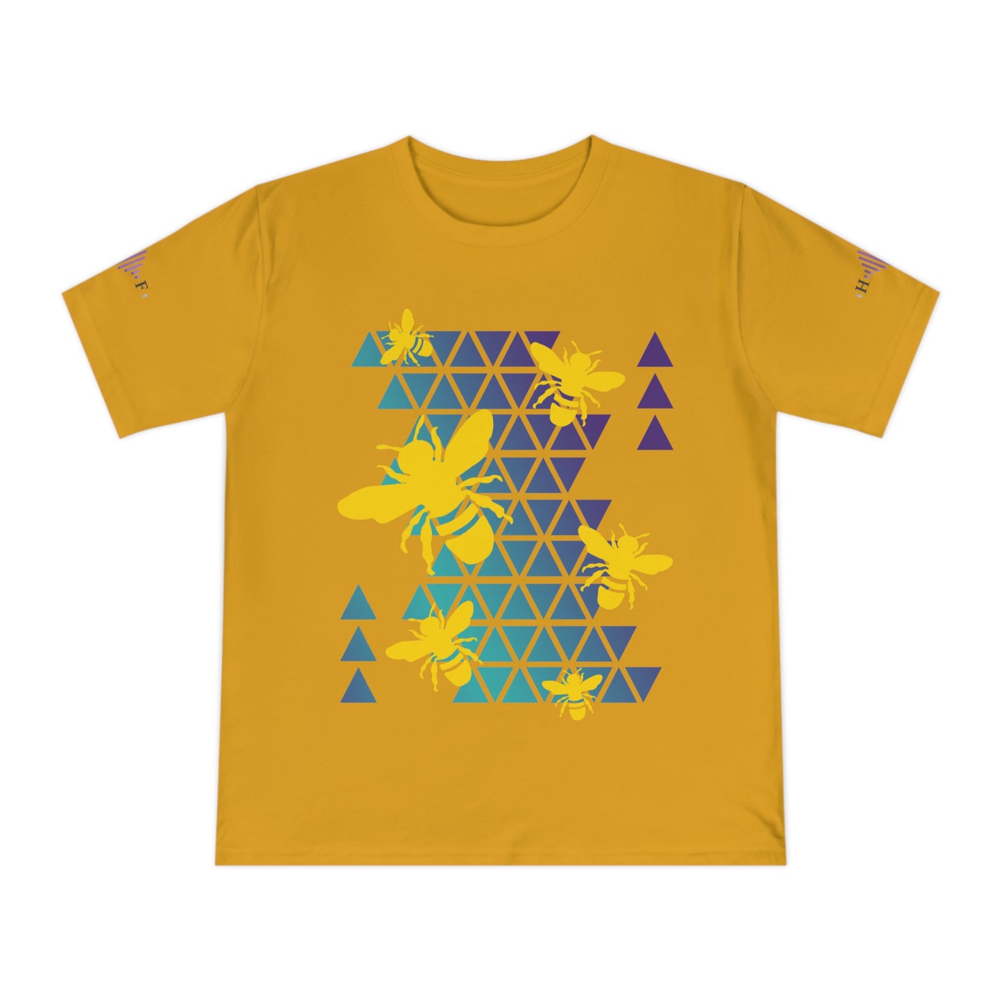Abeilles dorées BIOLOGIQUES - T-shirt unisexe en jersey classique