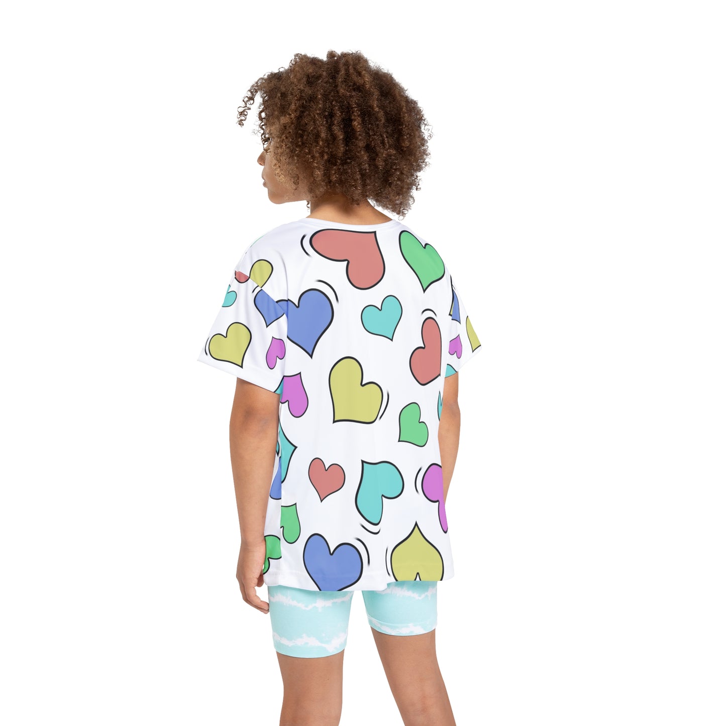 Sweetie Hearts - Kids Sports Jersey Tee