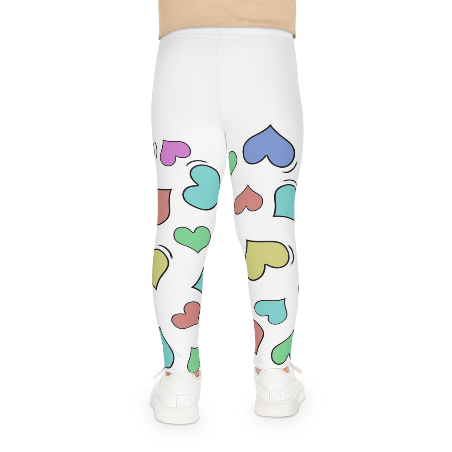 Big Sweetie Hearts ( blanc ) - Leggings Enfants (AOP)