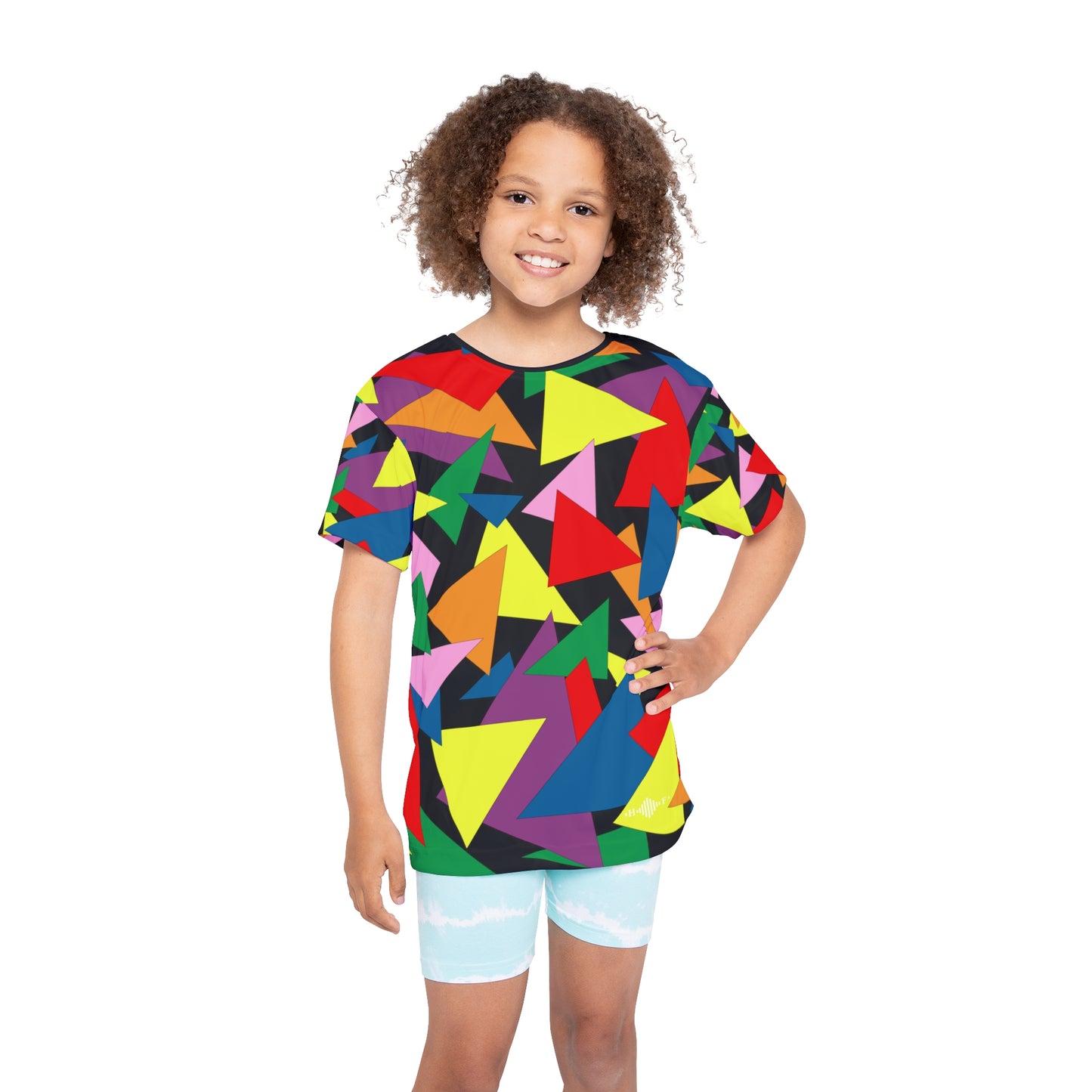 Triangle Tangle - Kids Sports Jersey Tee