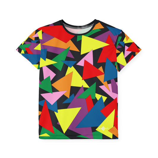 Triangle Tangle - T-shirt en jersey de sport pour enfants