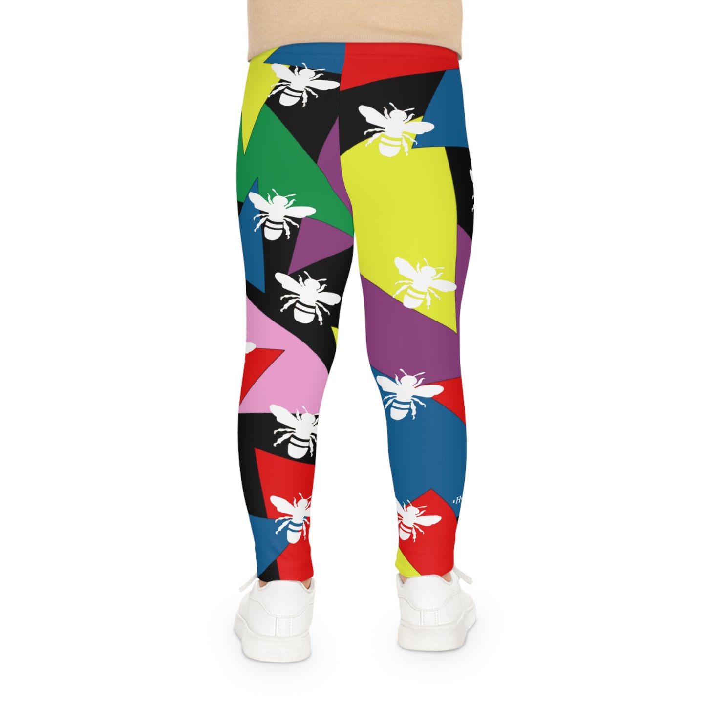 Tangle Bees - Leggings pour enfants (AOP)