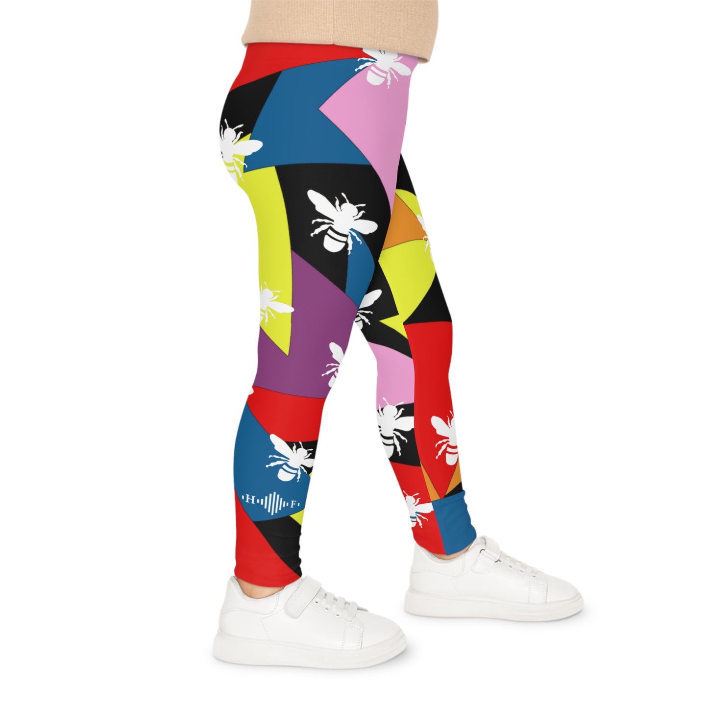 Tangle Bees - Leggings pour enfants (AOP)