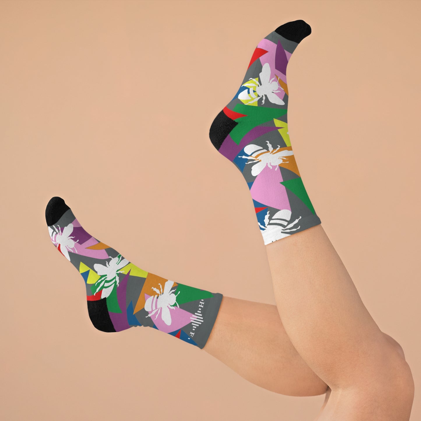 Tangle Bees - Chaussettes en poly recyclé