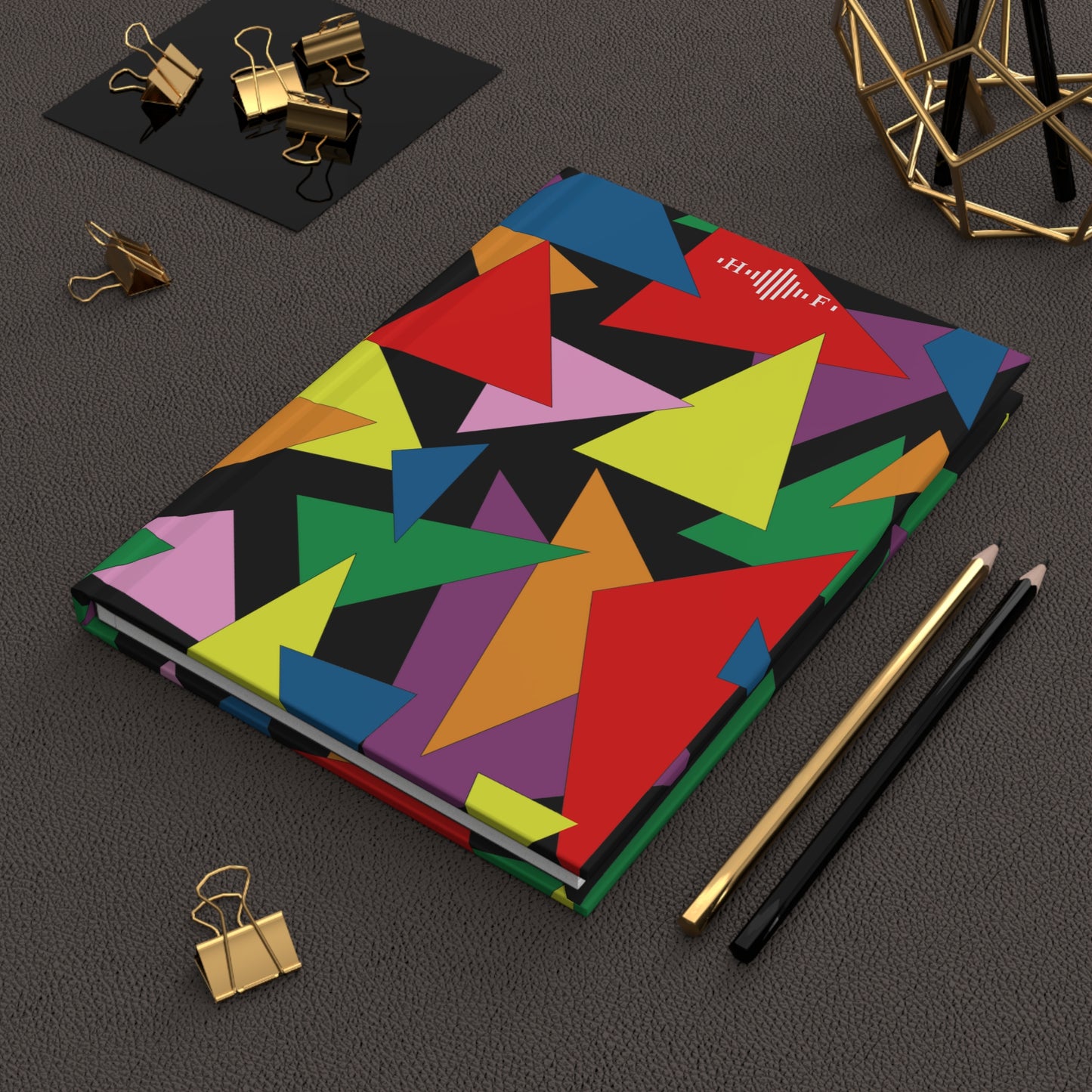 Triangle Tangle Hardcover Journal Matte
