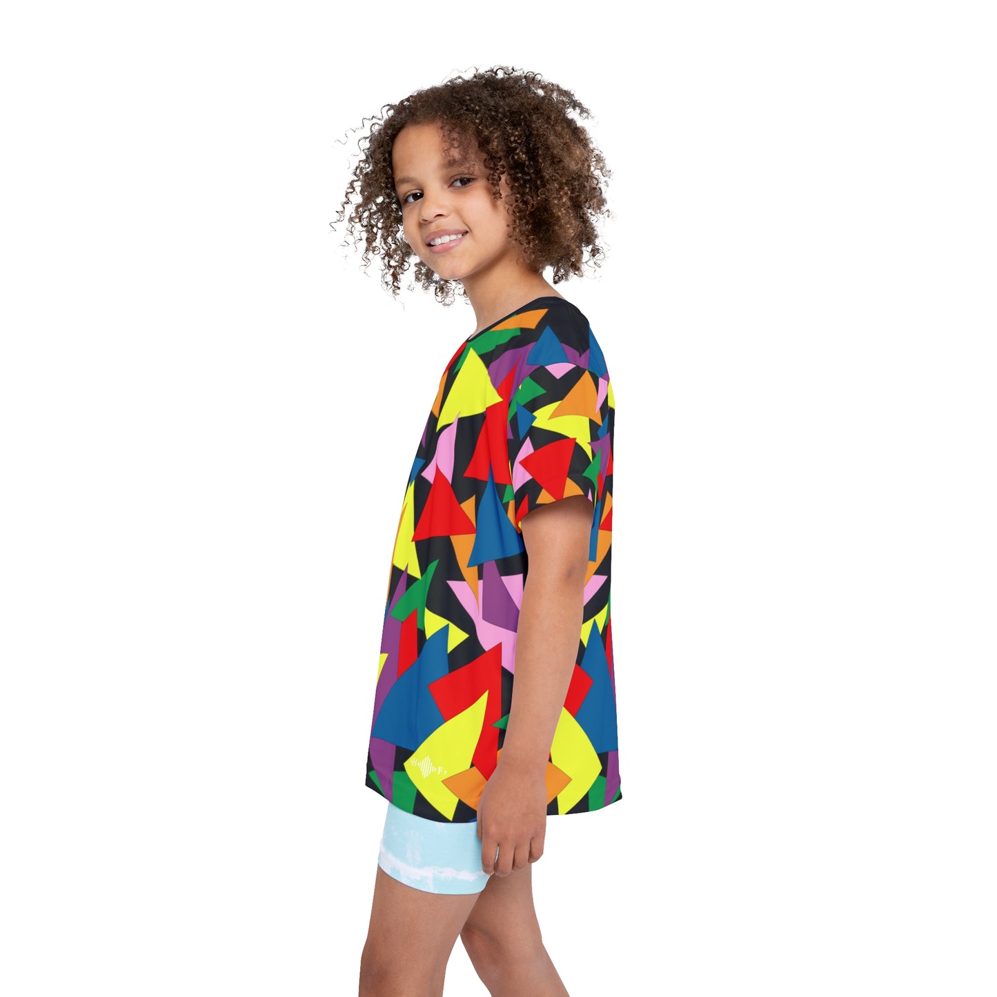 Triangle Tangle - Kids Sports Jersey Tee