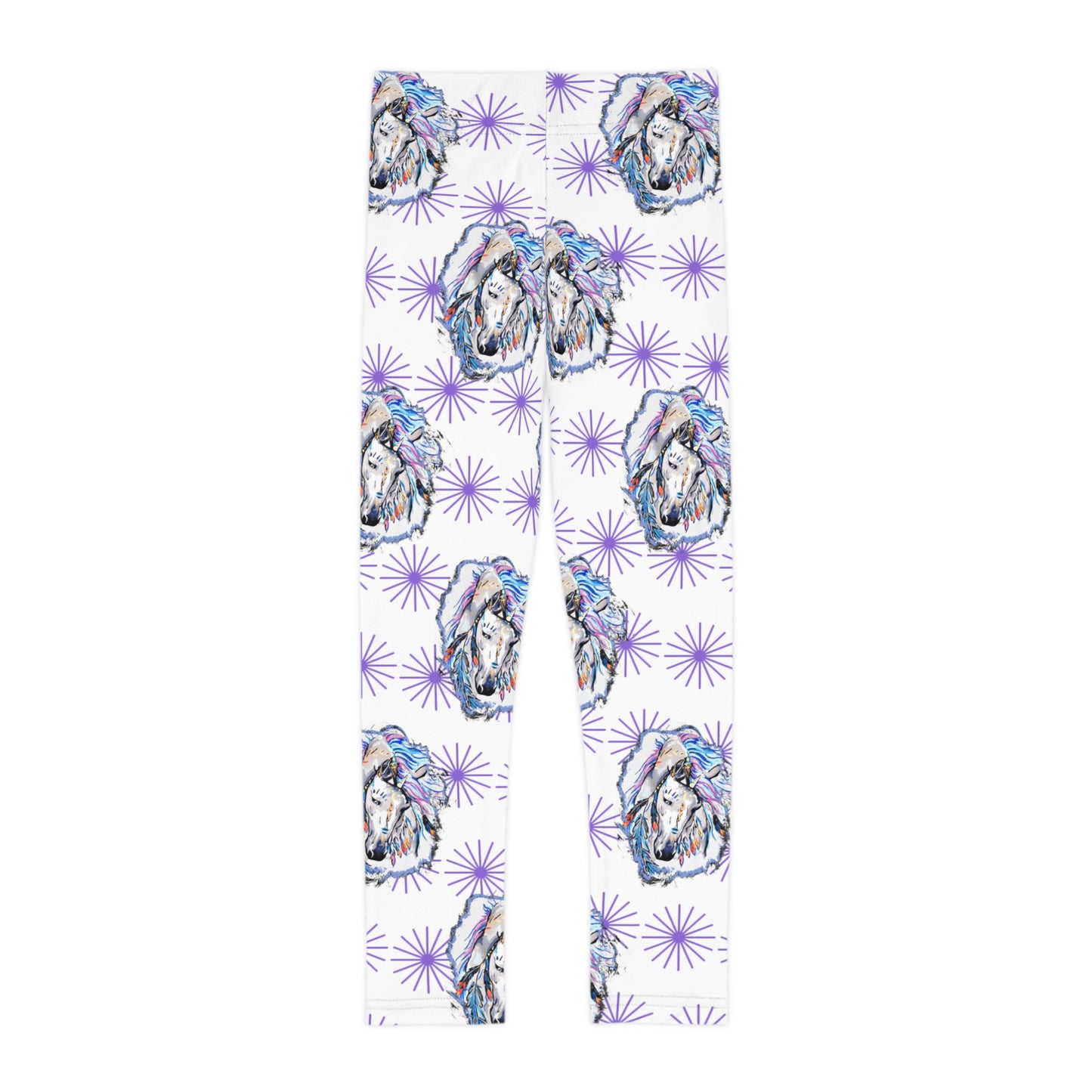 Gypsy Horse ( white ) - Kids Leggings (AOP)