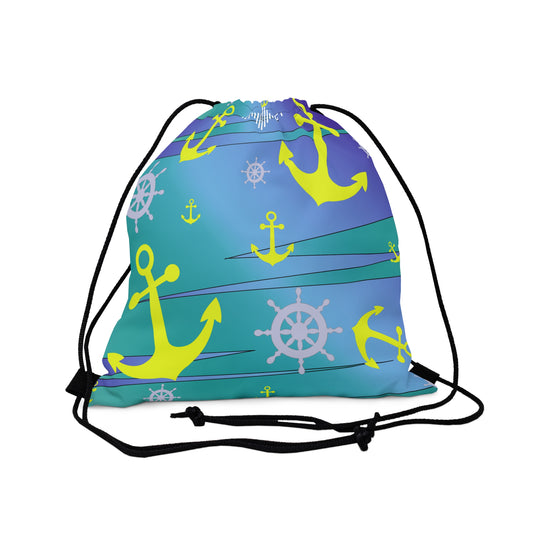 Anchors Ahoy - Outdoor Drawstring Bag