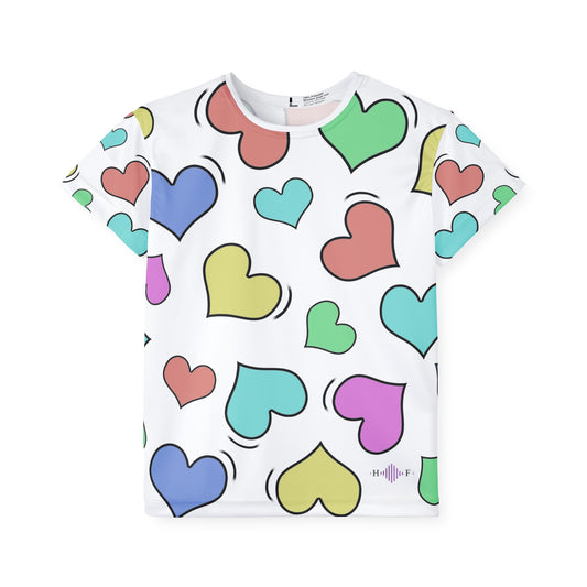 Sweetie Hearts - Kids Sports Jersey Tee