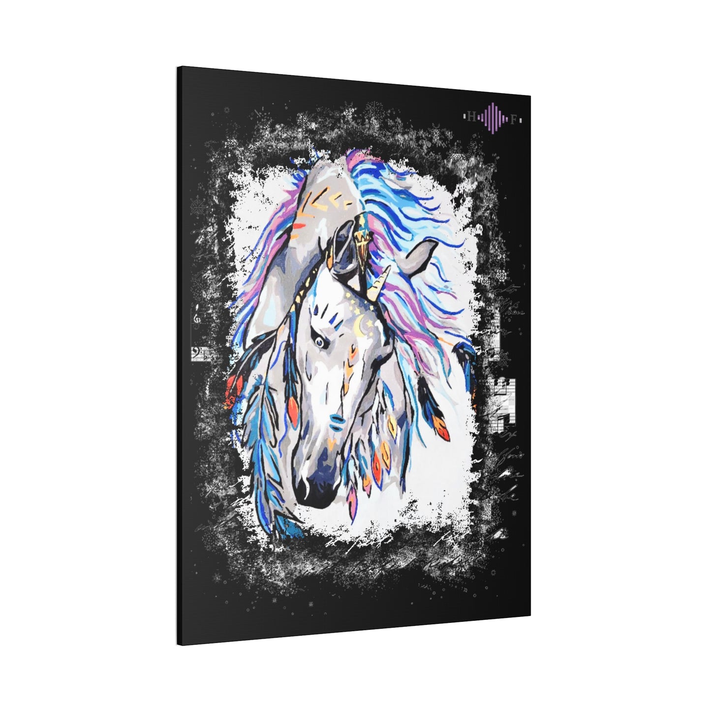 Gypsy Horse  ( Framed )- Canvas Stretched, 0.75"