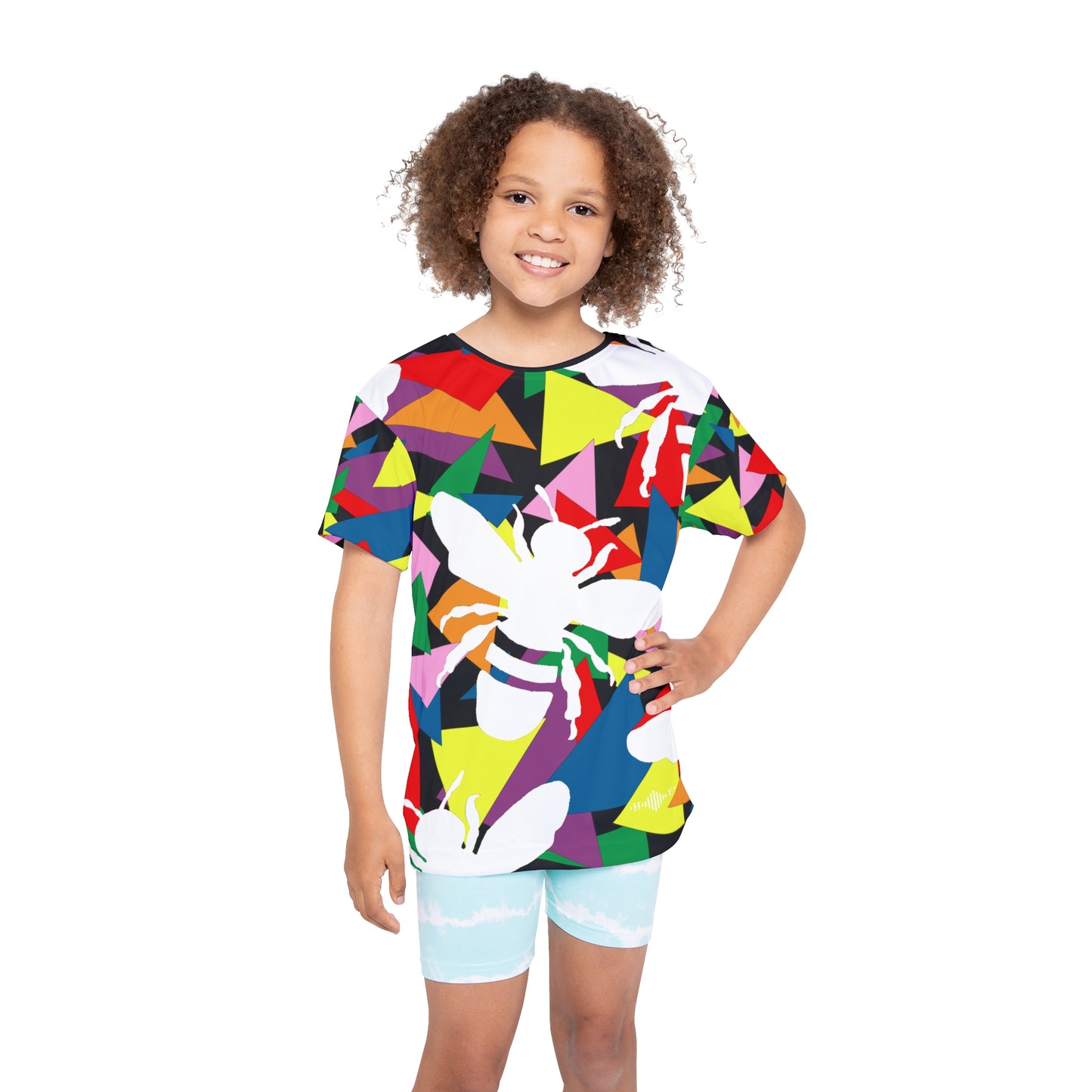 Tangle Bees - T-shirt en jersey de sport pour enfants